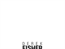Tablet Screenshot of derekfisher.com